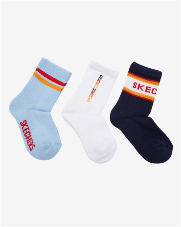 3 Pack Crew Cut Half Terry Socks
