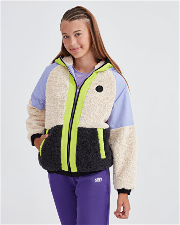 Skechers G Outdoor Fleece Full Zip Sherpa Çocuk Ceket