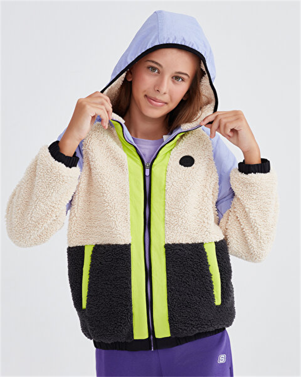 Skechers G Outdoor Fleece Full Zip Sherpa Çocuk Ceket