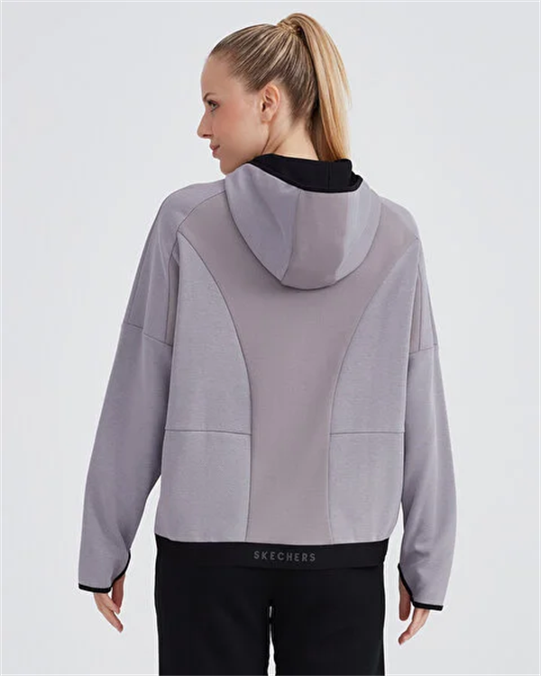 W 2XI-Lock Full Zip Hoodie Sweatshirt Kadın Sweatshirt