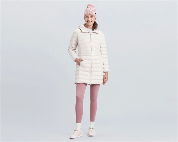 W Essential Maxi Length Hooded Jacket