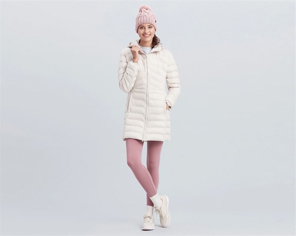 W Essential Maxi Length Hooded Jacket