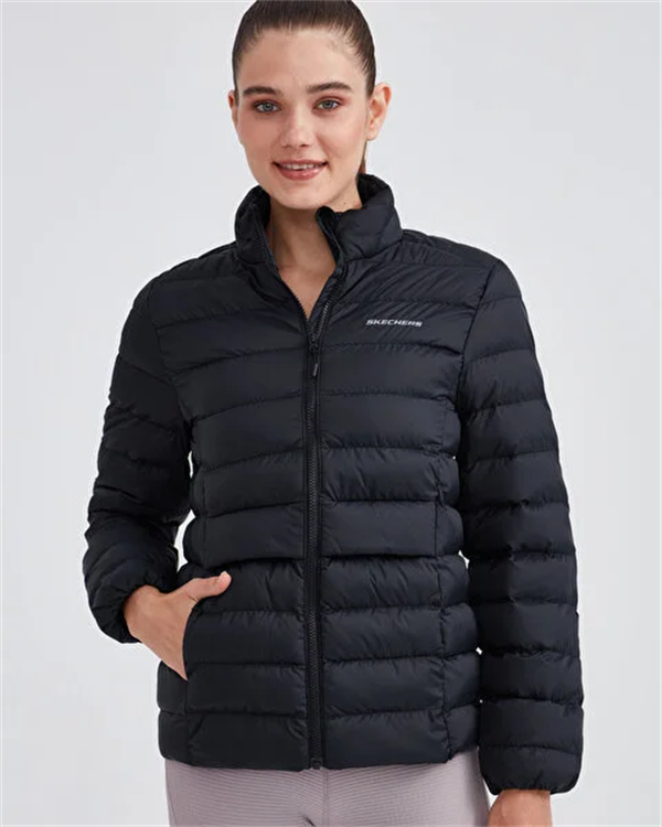 Skechers W Outerwear Pop Up Detailed Padded Jacket Kadın Ceket