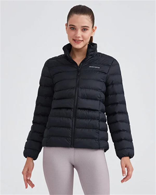 Skechers W Outerwear Pop Up Detailed Padded Jacket Kadın Ceket