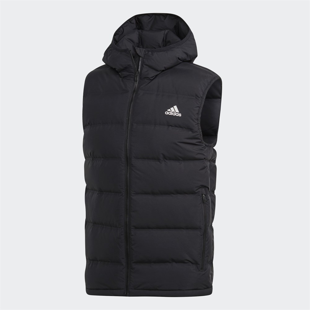 Adidas Helionic Vest Erkek Siyah Mont - BQ2006