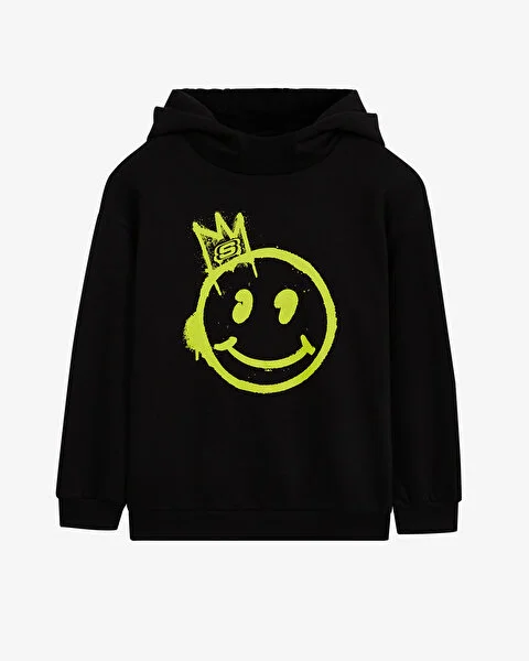 B Heavy Weight Fleece Hoodie Sweatshirt Çocuk Sweatshirt