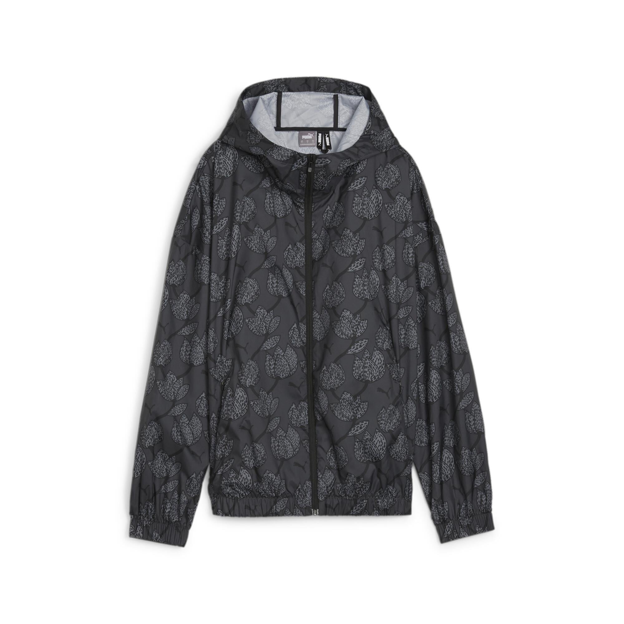 Blossom Aop Windbreaker Kadın Yağmurluk
