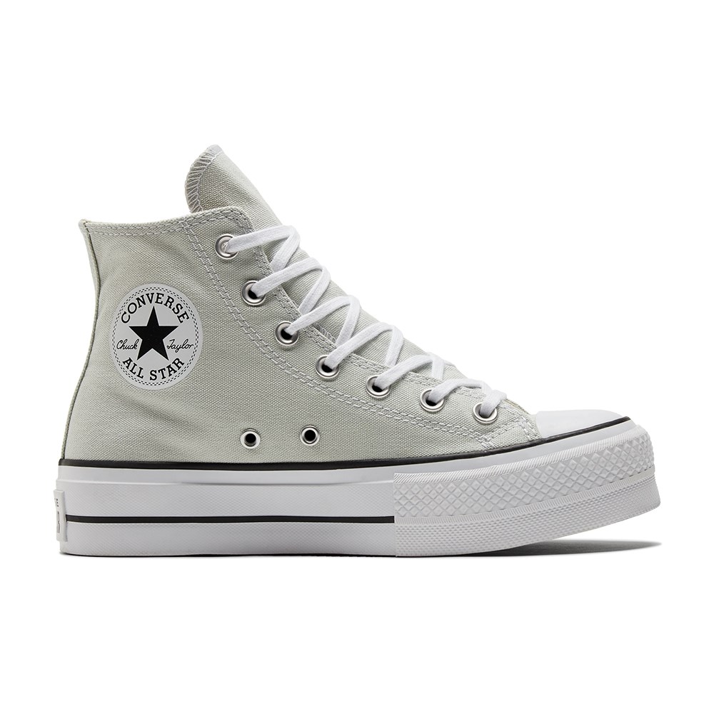 Converse Chuck Taylor All Star Lift Canvas Platform Kadın Gri Günlük Spor Ayakkabı - 572720C