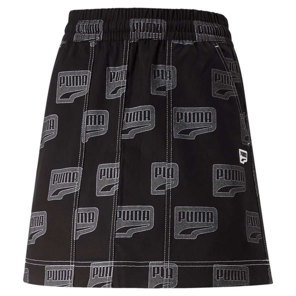Downtown Aop Mini Skirt