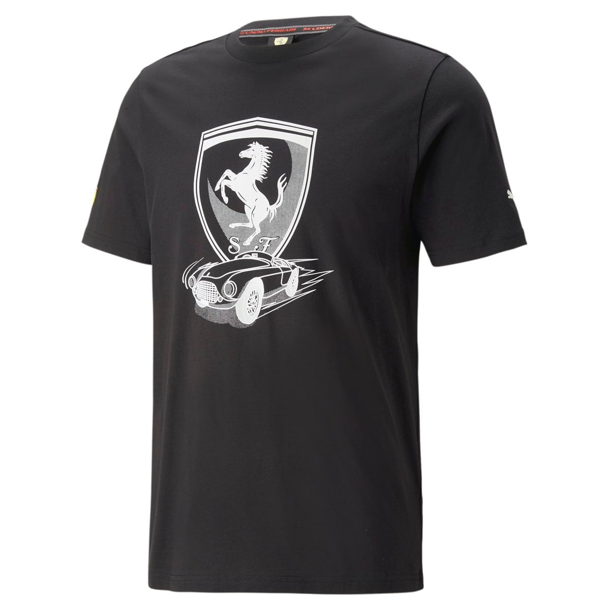 Ferrari Race Big Shield Tee Tonal