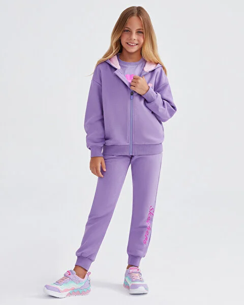 G Heavy Weight Fleece Printed Suit Track Suit Çocuk Yelek