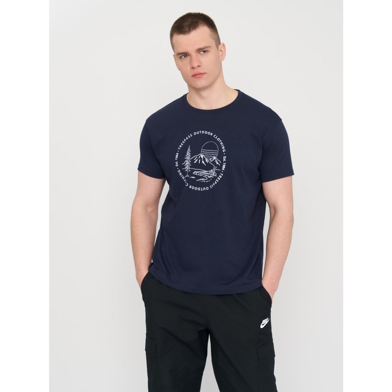Glentress - Male Casual Printed T-Shirt Erkek T-shirt