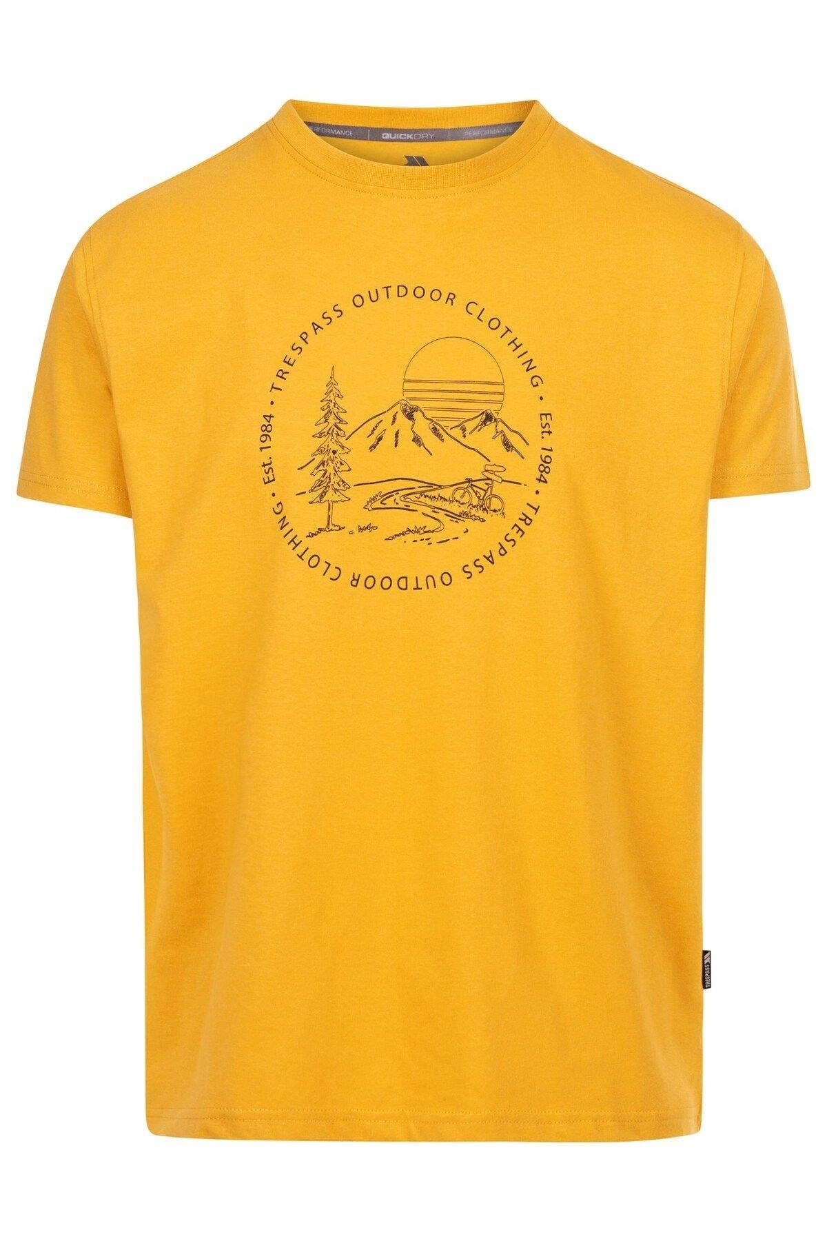Glentress - Male Casual Printed T-Shirt Erkek T-shirt