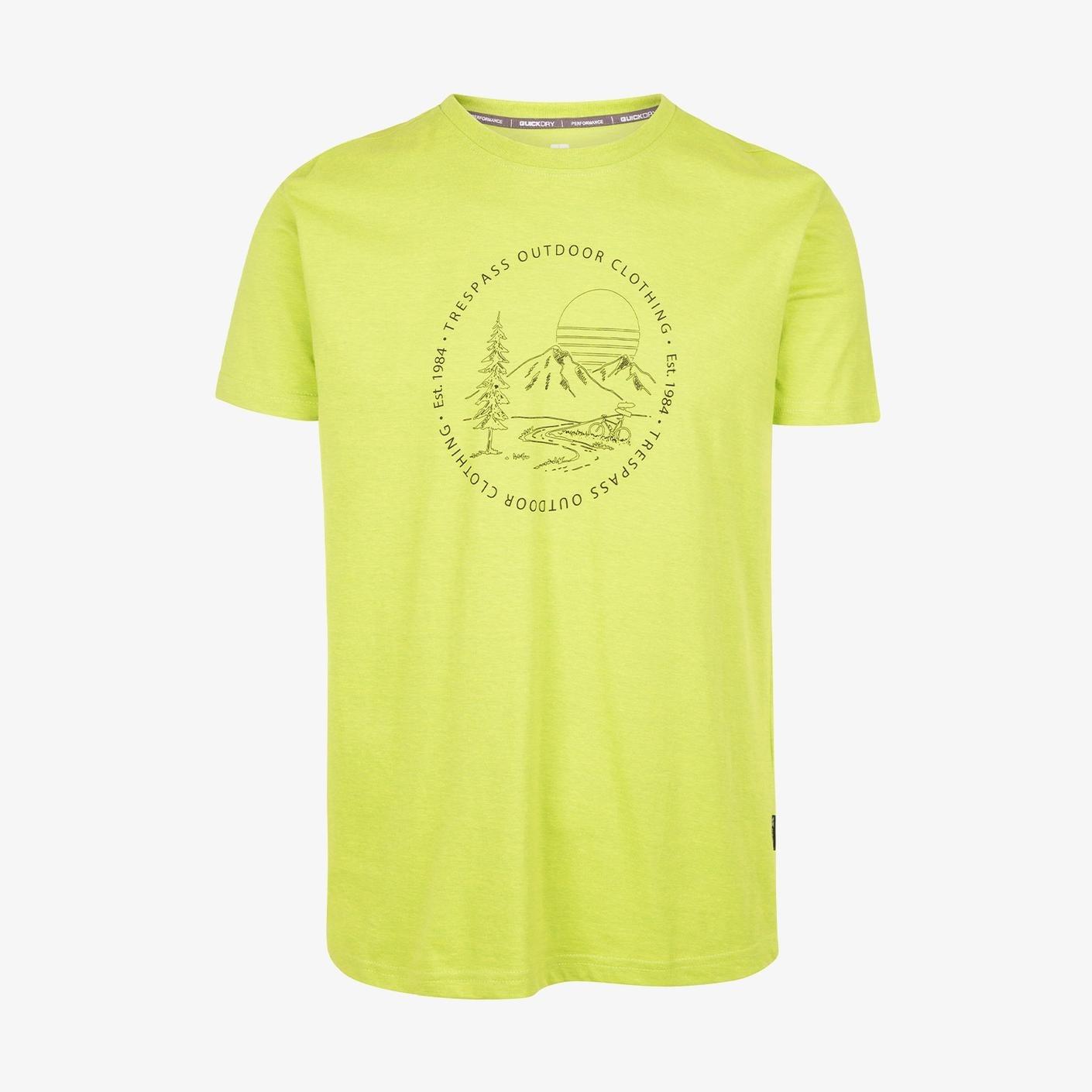 Glentress - Male Casual Printed T-Shirt Erkek T-shirt