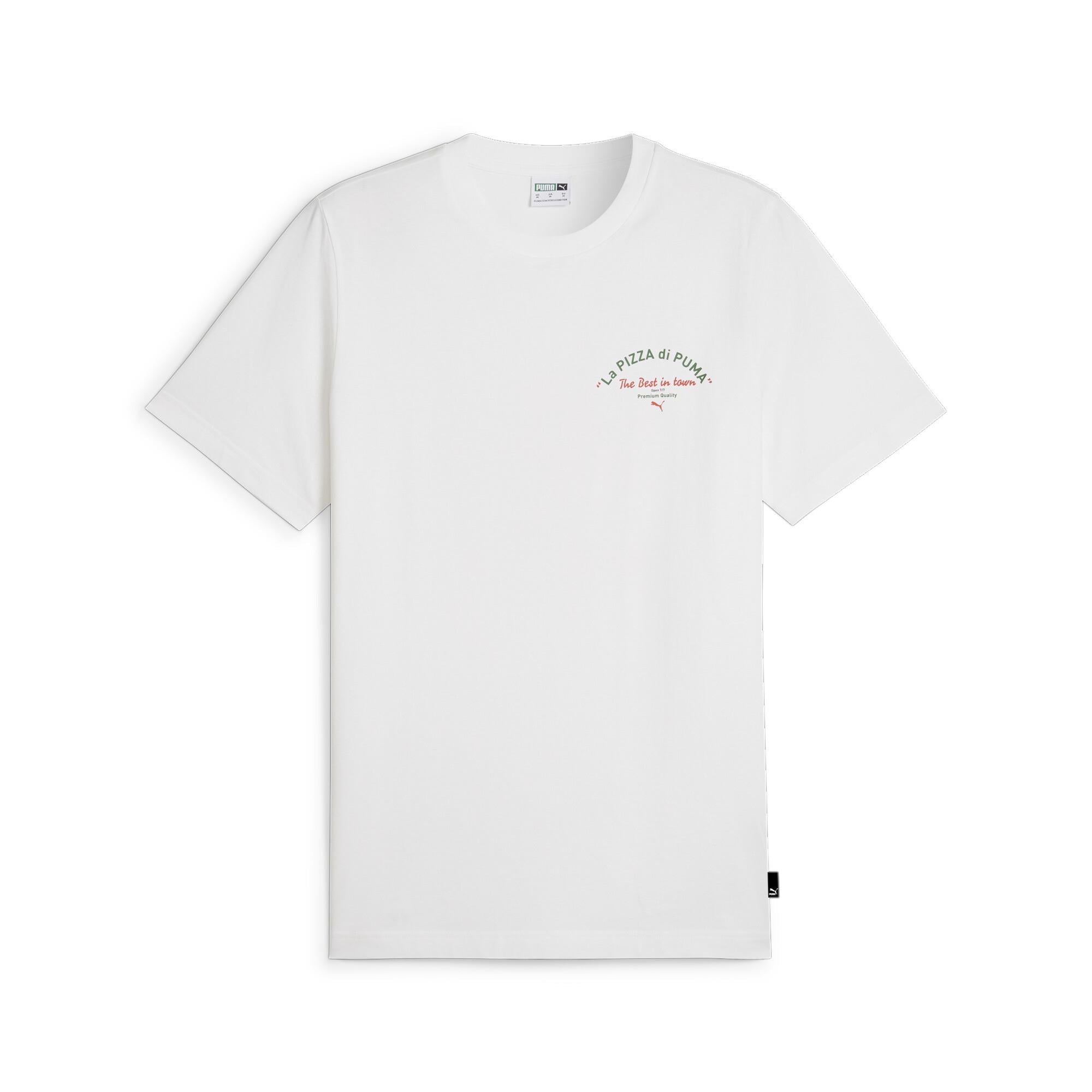 Graphics Puma Pizza Tee Erkek T-shirt