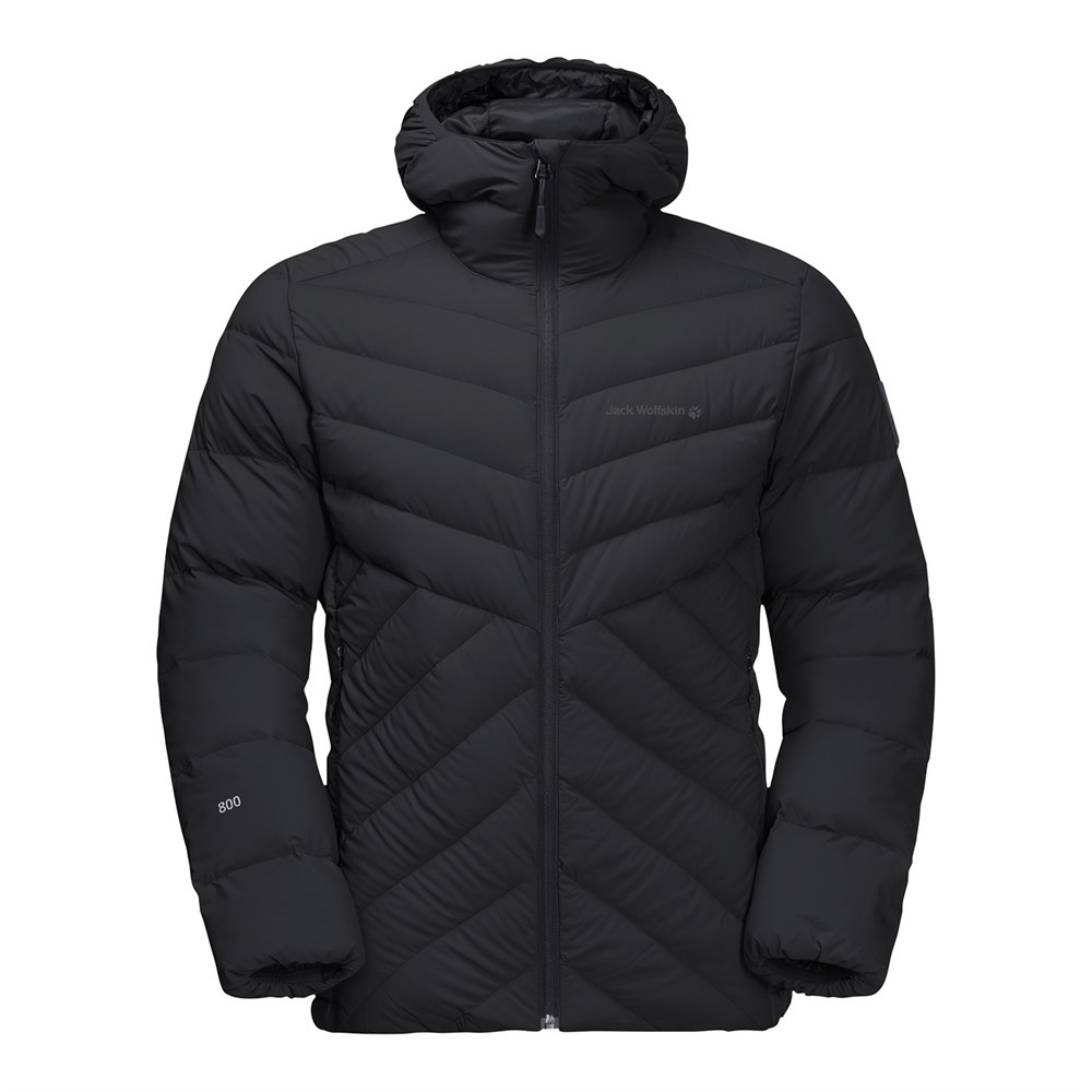 Jack Wolfskin Athletıc Down Jacket M Erkek Siyah Outdoor Ceket -1206681-6000
