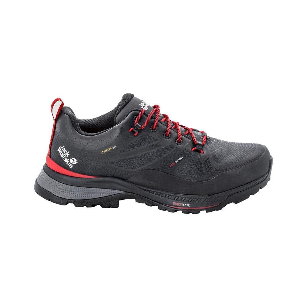 Jack Wolfskin Force Strıker Texapore Low M Erkek Siyah Outdoor Ayakkabı -4038841-6360