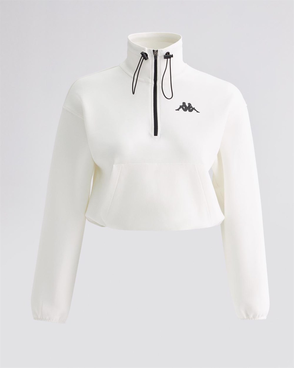 Kappa Authentic Letia Tk Kadın Beyaz Günlük Sweatshirt - 381I2RW-001
