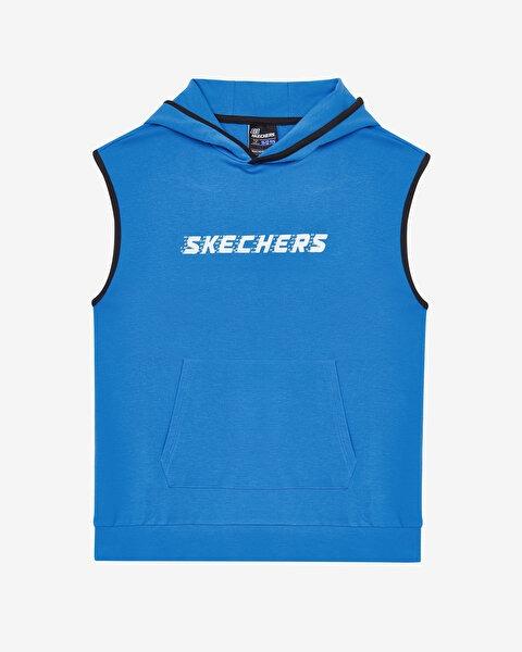 Lightweight Fleece Two Yarn B Sleeveless Hoodie Sweatshirt Çocuk Sweatshirt