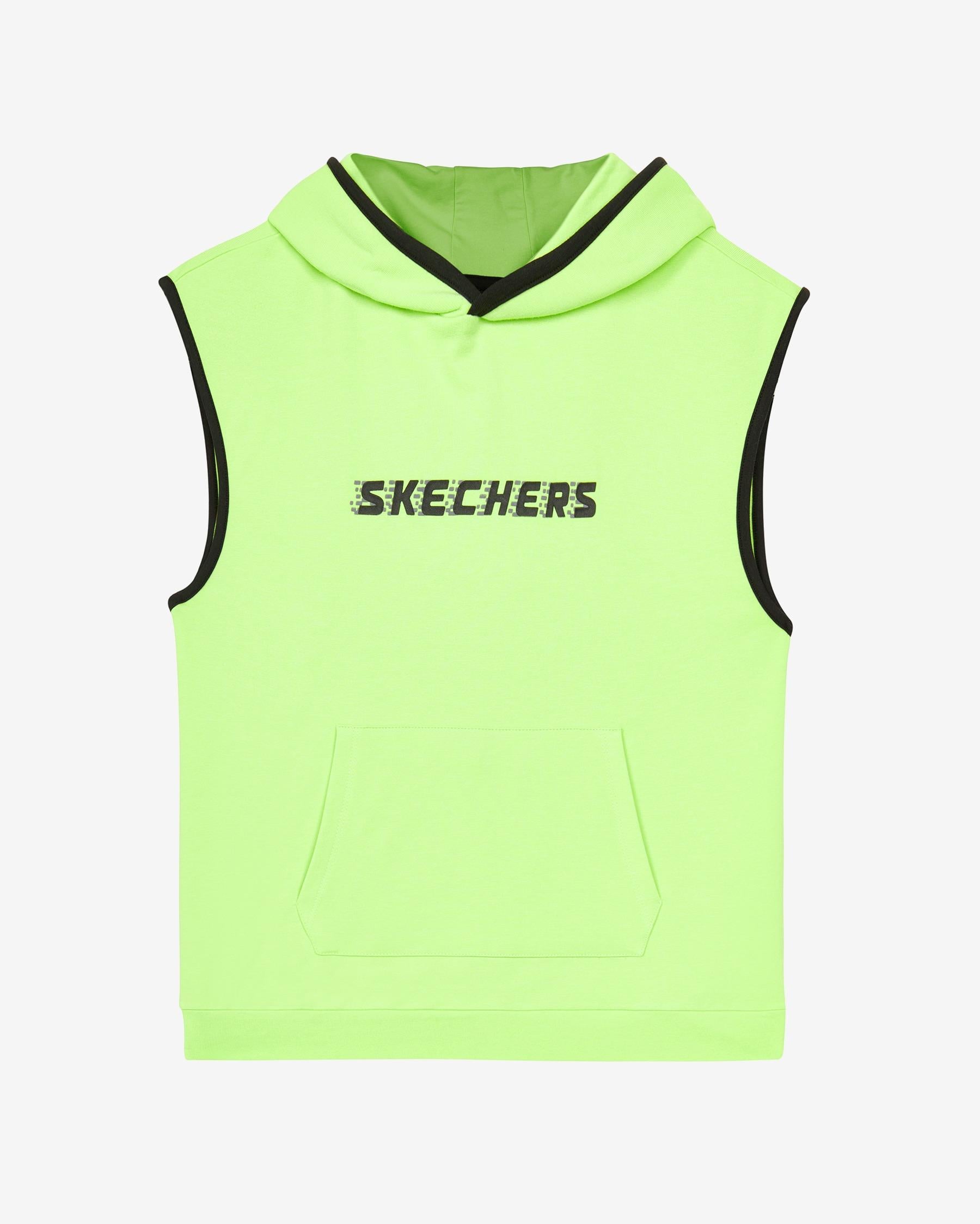 Lightweight Fleece Two Yarn B Sleeveless Hoodie Sweatshirt Çocuk Sweatshirt