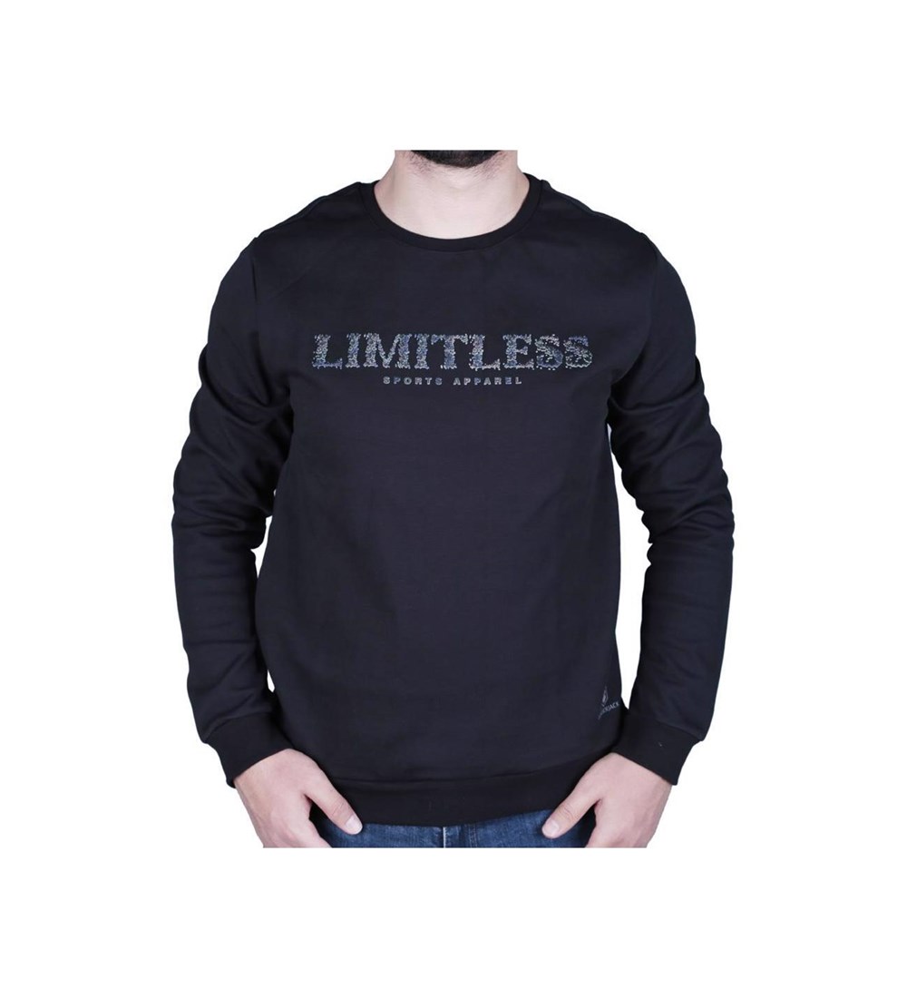 Lumberjack 0W Ivan Slogan Sweatshırt Erkek Spor Giyim - 100565246