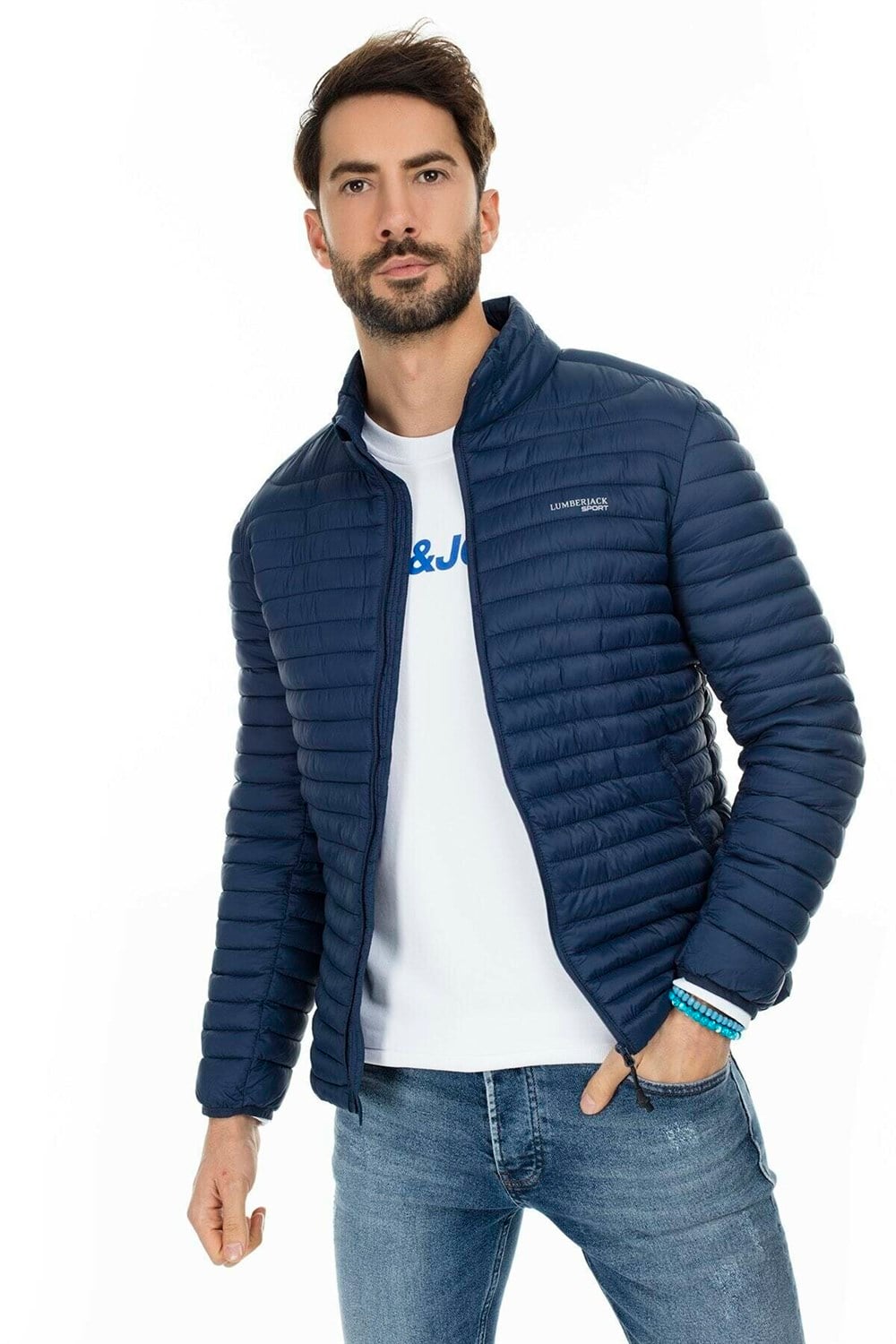 Lumberjack 9w Perry Coat Erkek Lacivert Mont - 100438124