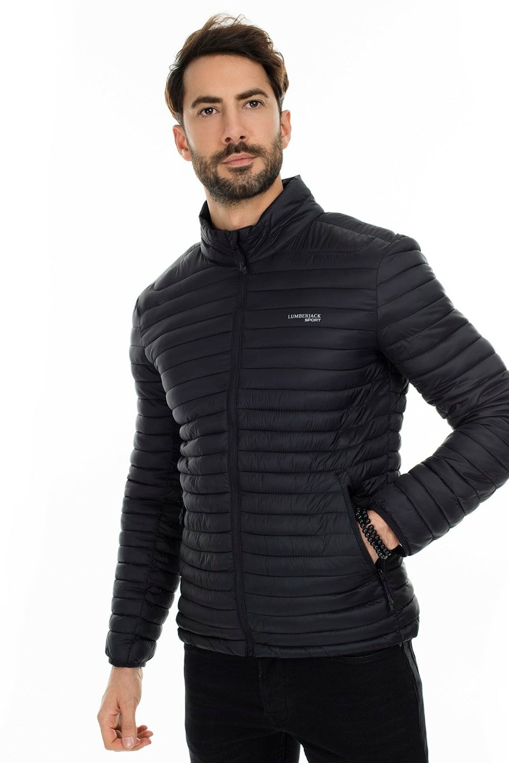 Lumberjack 9w Perry Coat Erkek Siyah Mont - 100438123