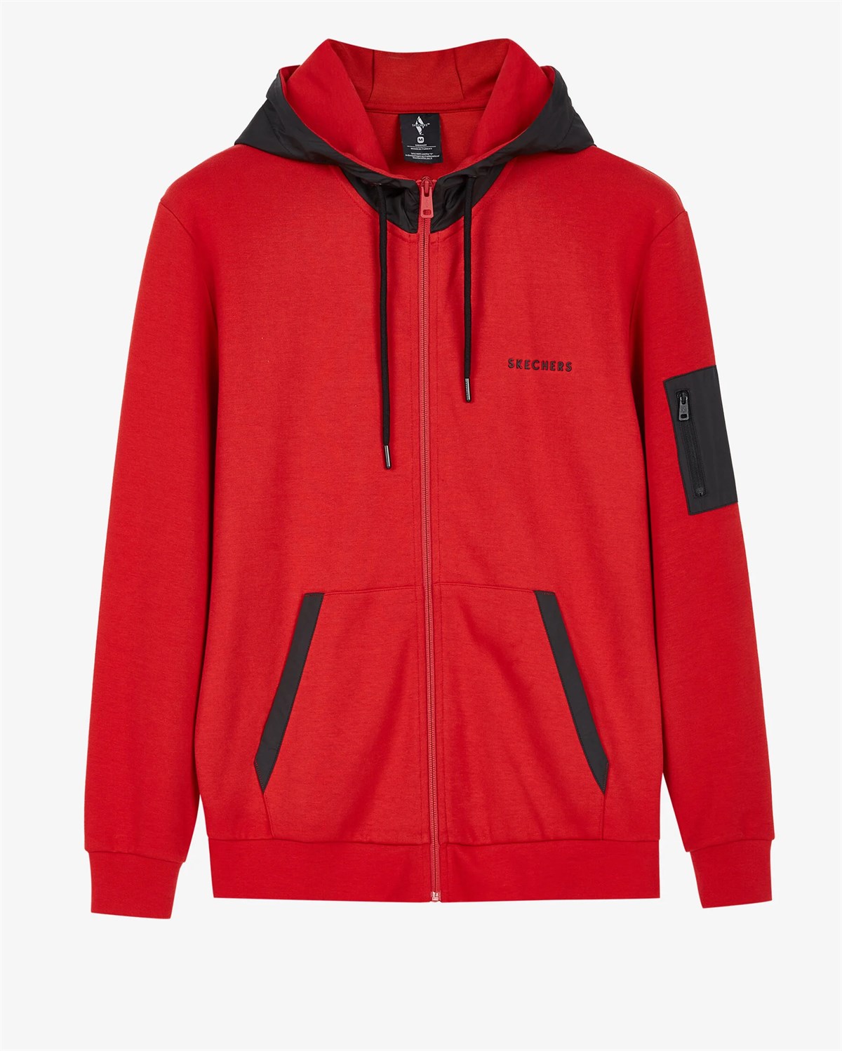 M 2XI-Lock Woven Detailed FZ Sweatshirt