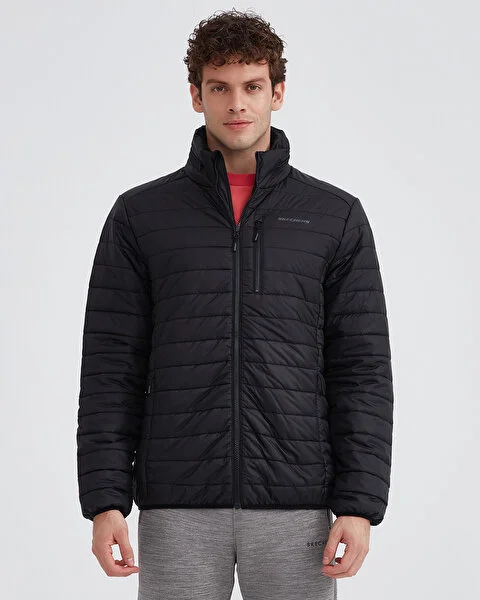 M Panel Turtle Neck Jacket