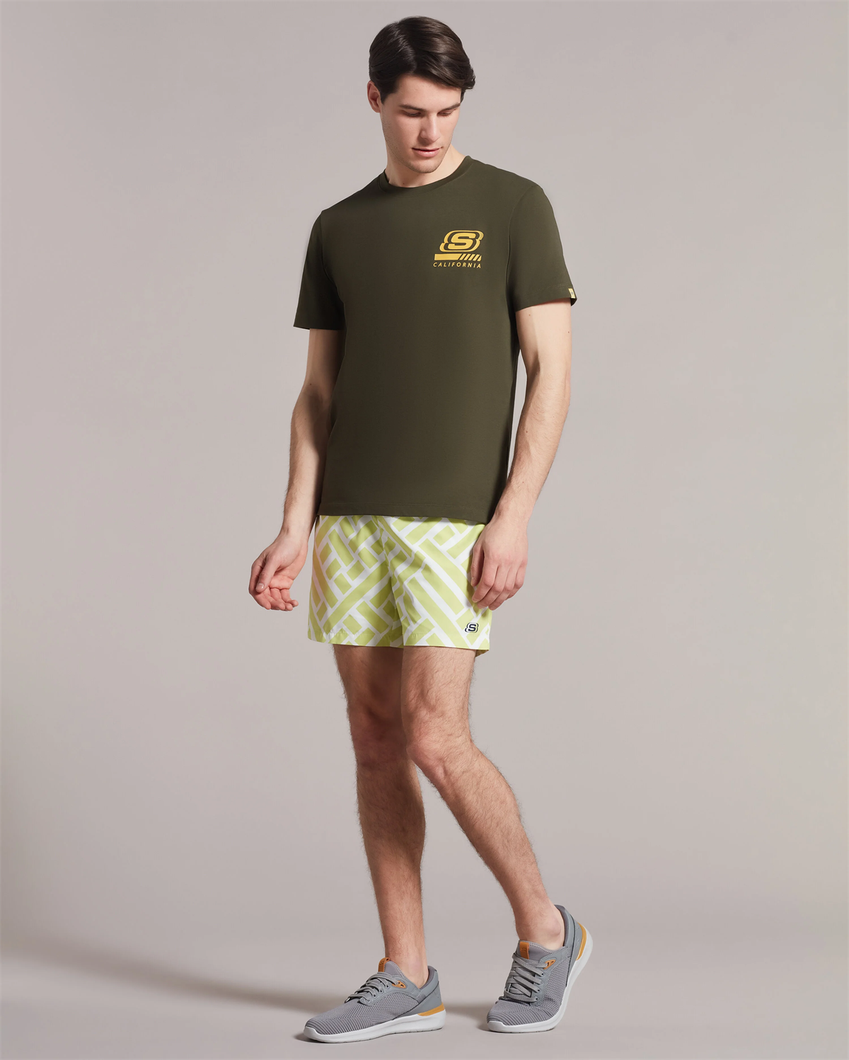 M Swimwear printed 5 inch Swimshort