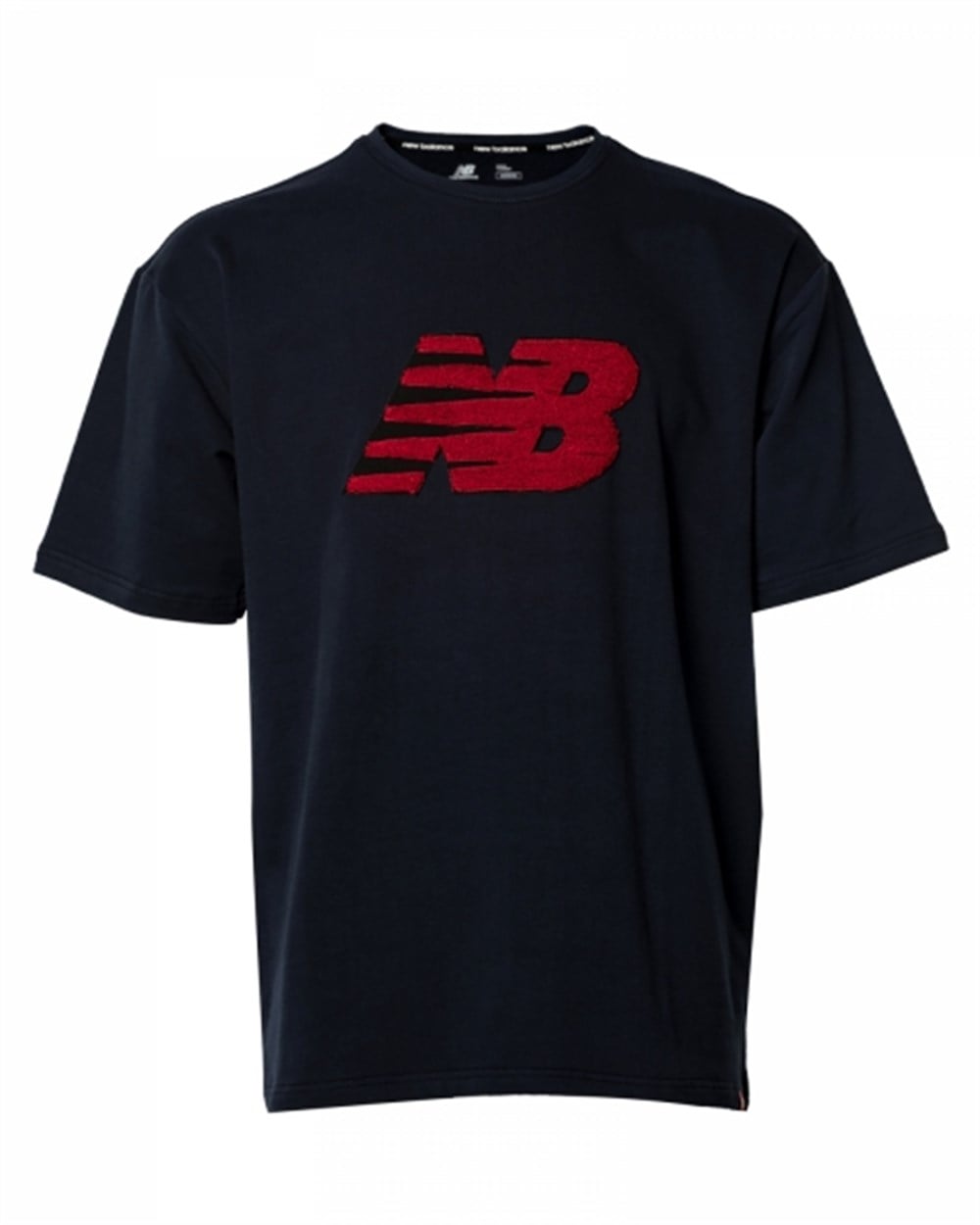 New Balance NB Lıfestyle Tee Erkek Lacivert Oversize T-shirt - MPT3146-AVI