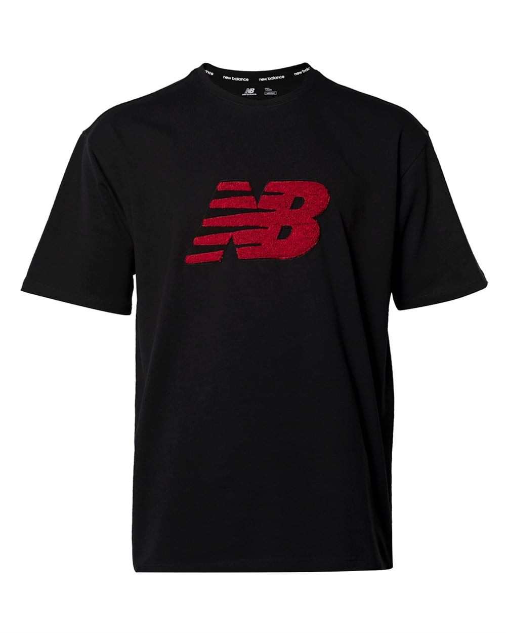New Balance NB Lıfestyle Tee Erkek Siyah Oversize T-shirt - MPT3146-BK