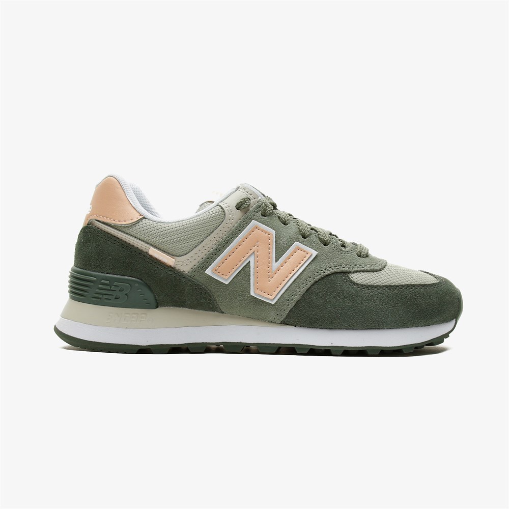 New Balance NB Lifestyle Womens Shoes Kadın Haki Günlük Ayakkabı -  WL574SZ2