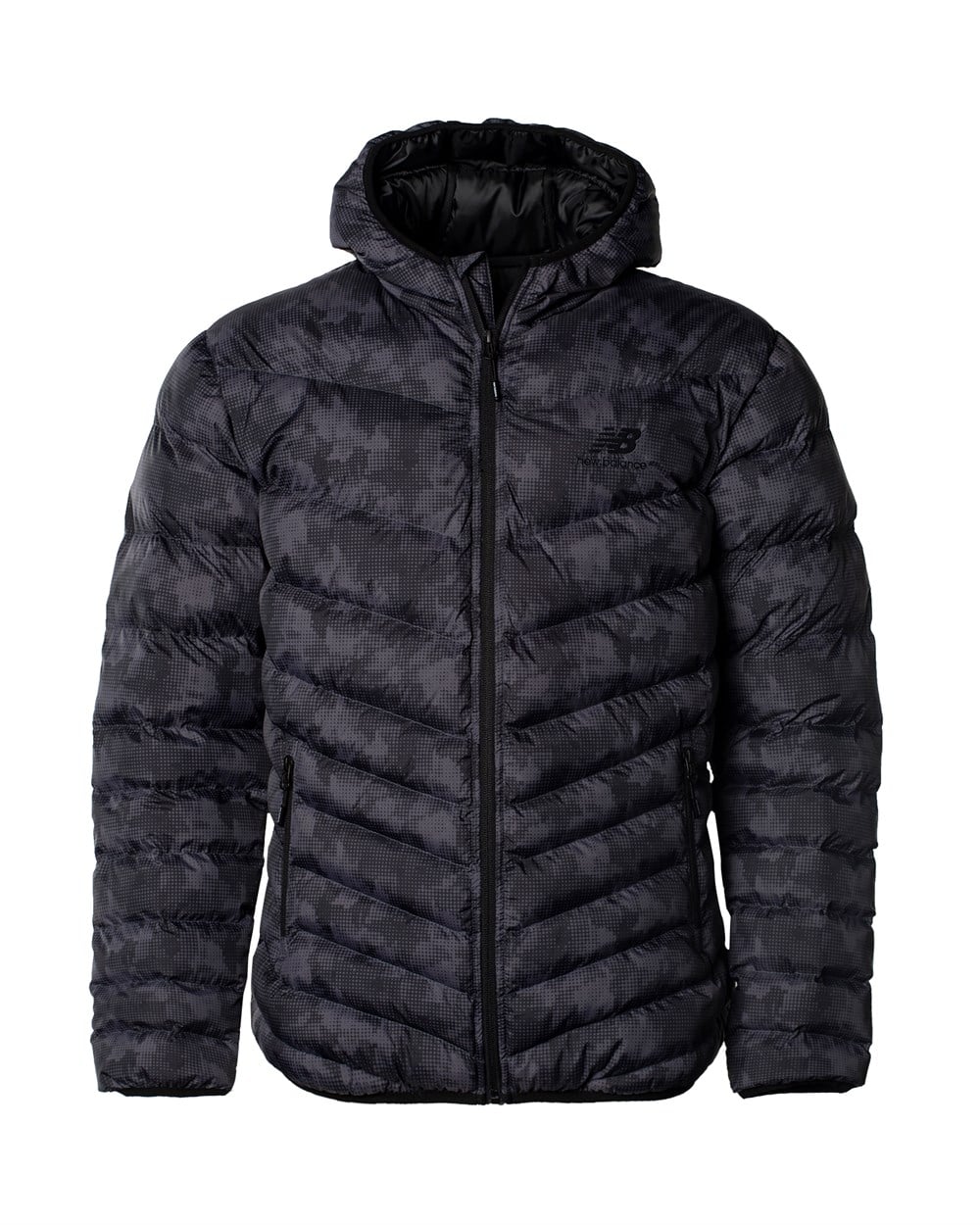 New Balance NB Puffer Vest Erkek Siyah Ceket - MPJ3121-CAMO