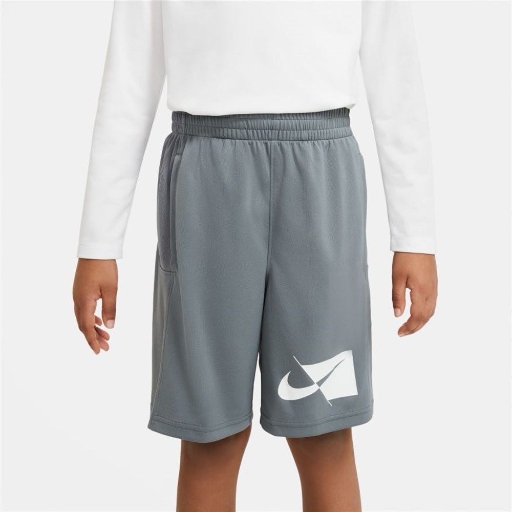 Nike B Nk Df Hbr Short Çocuk Gri Şort - CU8959-084