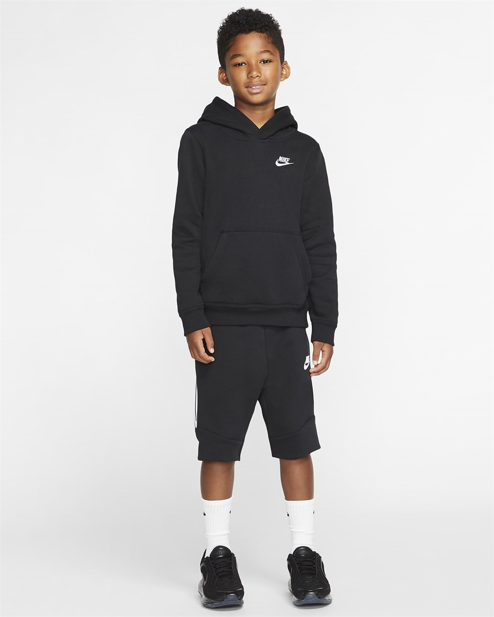 Nike B Nsw Club Po Hoodıe Çocuk Siyah Sweatshirt - BV3757-011