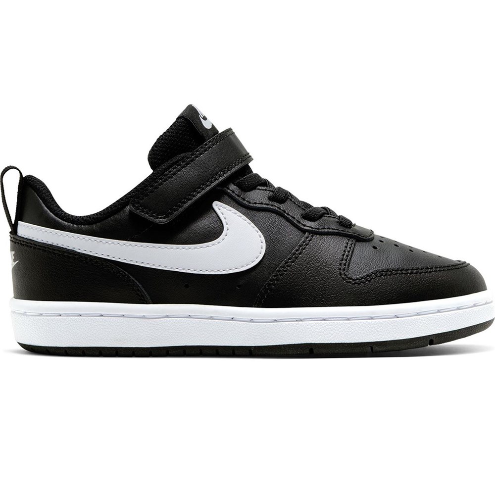 Nike Court Borough Low 2 (Psv) Çocuk Siyah Koşu Ayakkabı  - BQ5451-002