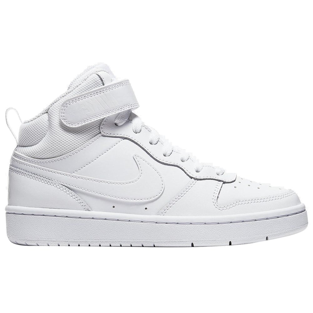 Nike Court Borough Mıd 2 (Gs) Çocuk Beyaz Koşu Ayakkabı  - CD7782-100