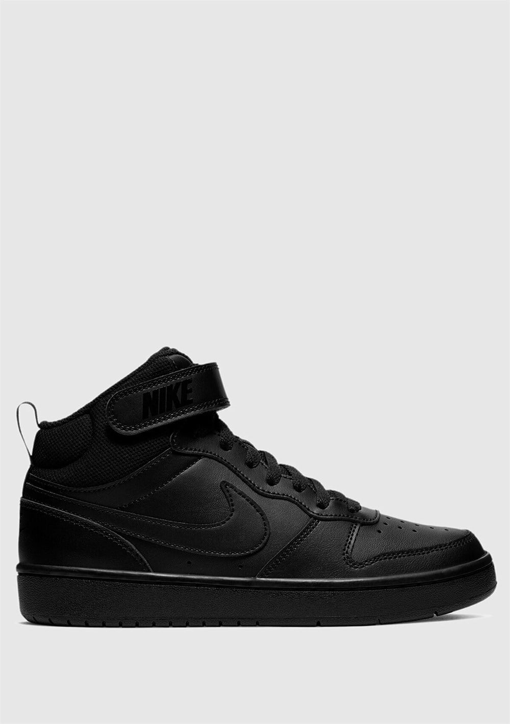 Nike Court Borough Mıd 2 (Gs) Çocuk Siyah Koşu Ayakkabı  - CD7782-001