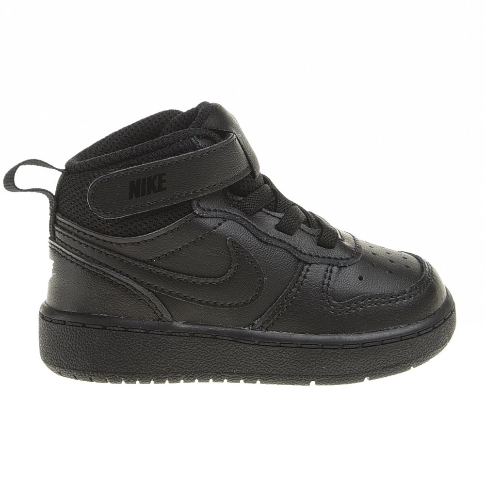 Nike Court Borough Mıd 2 (Tdv) Çocuk Siyah Koşu Ayakkabı  - CD7784-001