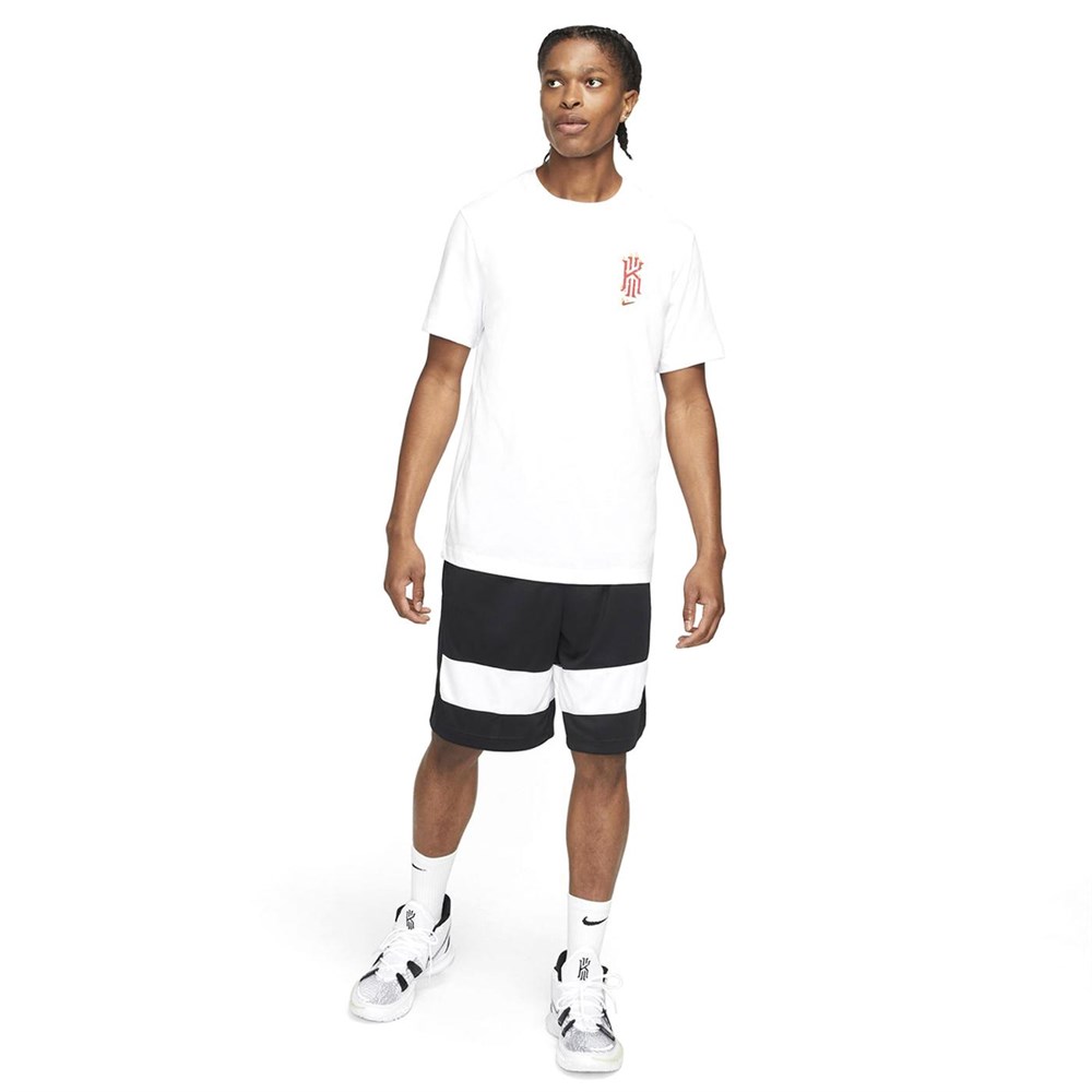 Nike Kı M Nk Df Logo Ss Tee Erkek Beyaz T-shirt - DJ1566-100