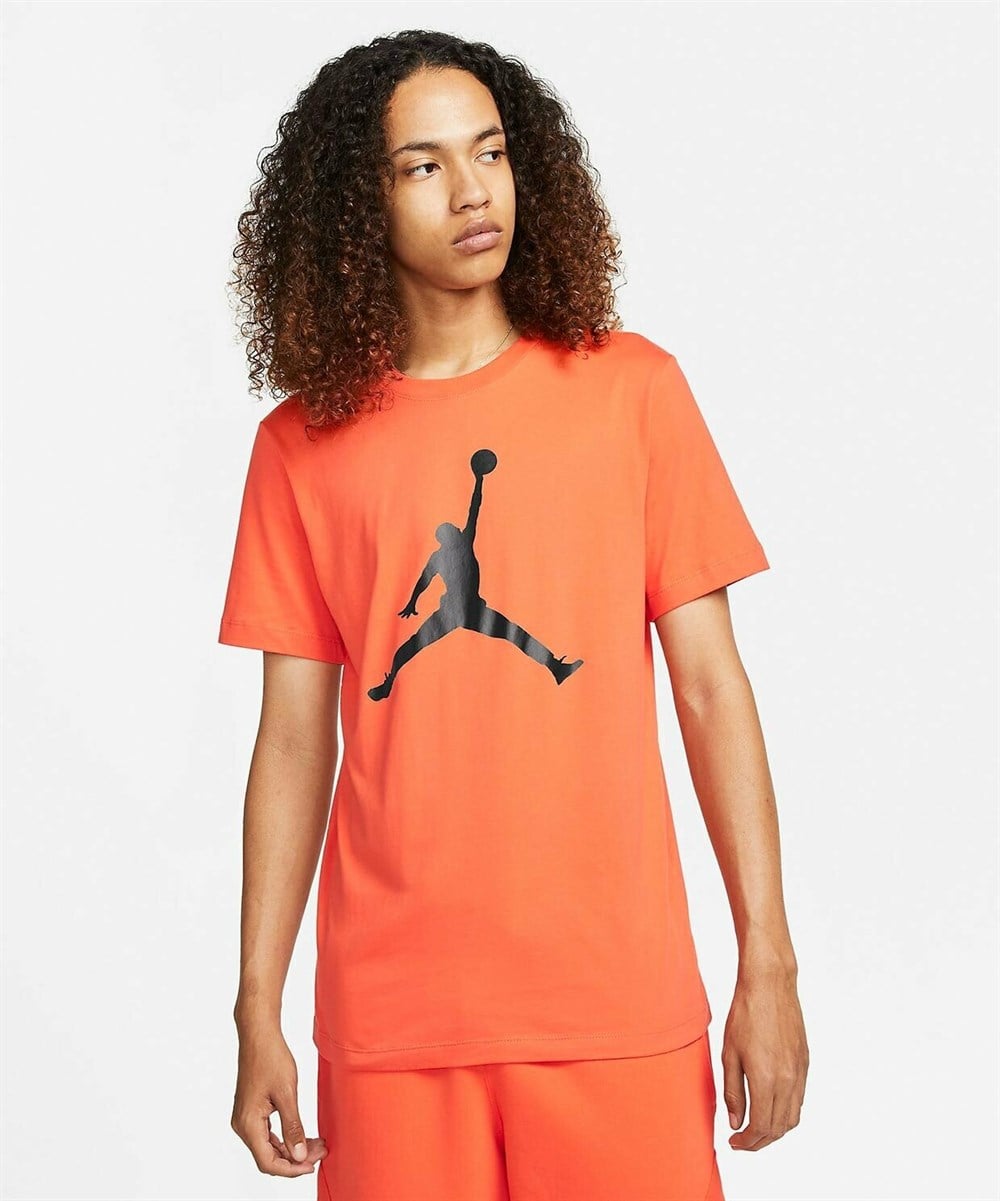 Nike M J Jumpman Ss Crew Erkek Turuncu T-shirt - CJ0921-803