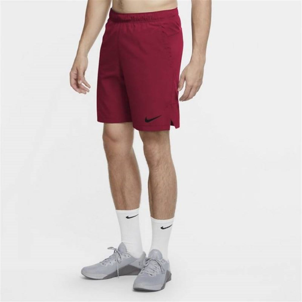 Nike M Nk Df Flex Wvn Short Erkek Bordo Şort - CU4945-690