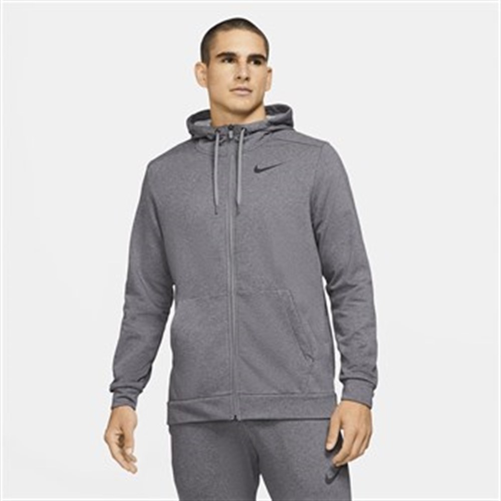 Nike M Nk Df Hdıe Fz Fl Erkek Gri Sweatshirt - CZ6376-071