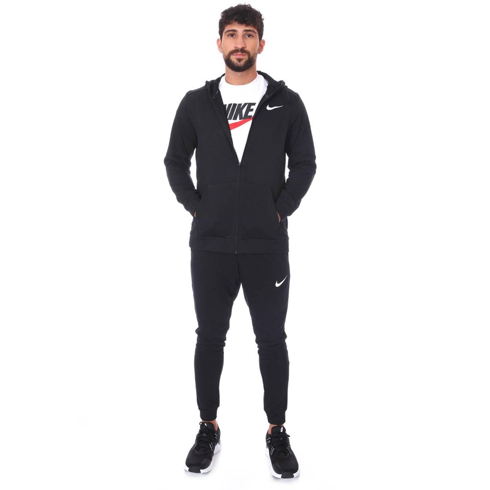 Nike M Nk Df Hdıe Fz Fl Erkek Siyah Sweatshirt - CZ6376-010