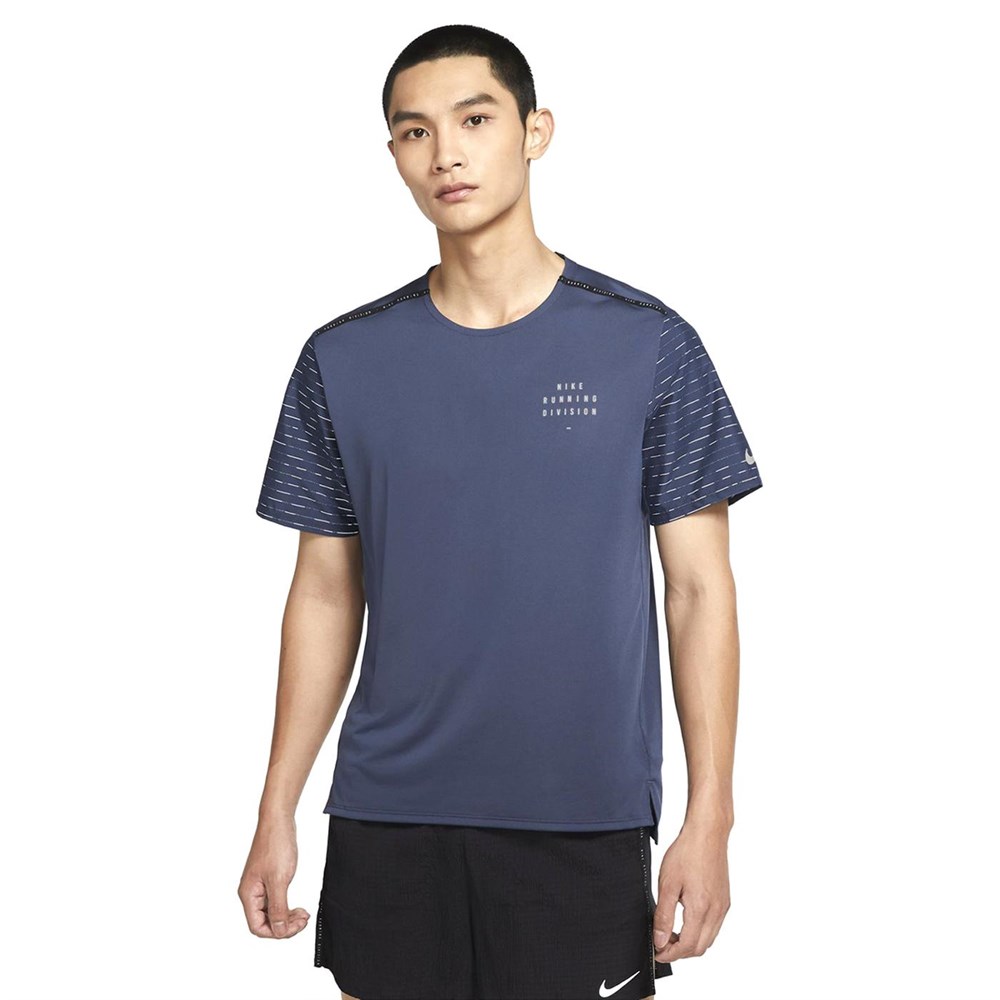 Nike M Nk Df Run Dvn Nv Rıse 365 Ss Erkek Mavi T-shirt - DD4851-437