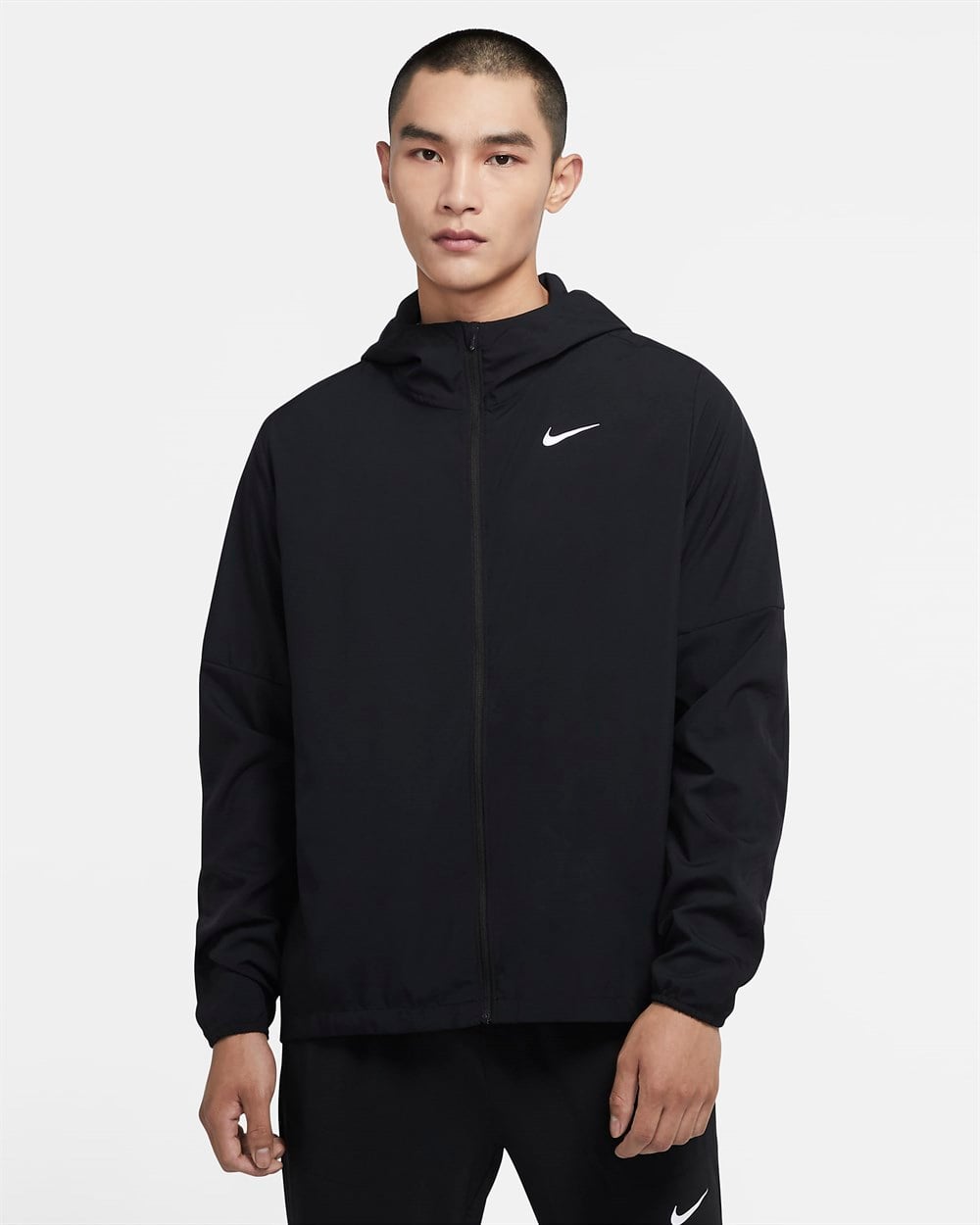 Nike M Nk Df Run Jkt Erkek Siyah Ceket - CU5353-010