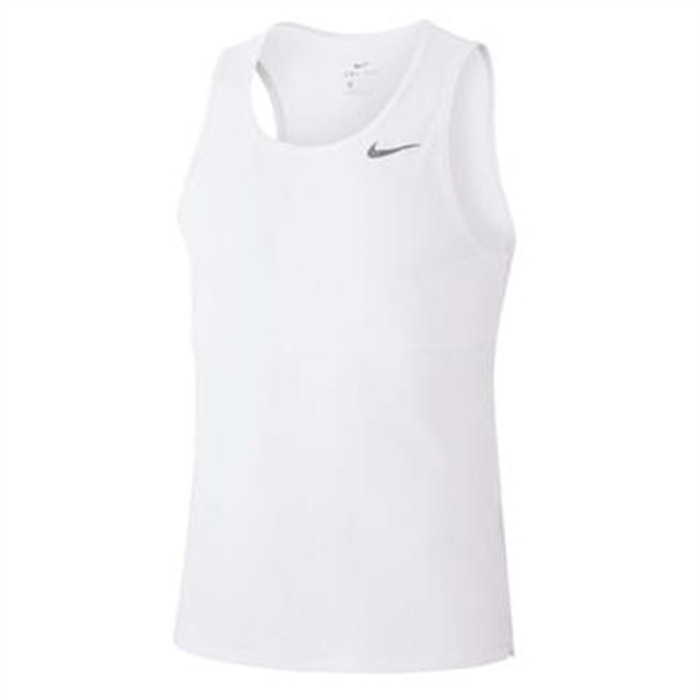 Nike M Nk Df Run Tank Erkek Beyaz Atlet - CJ5388-100
