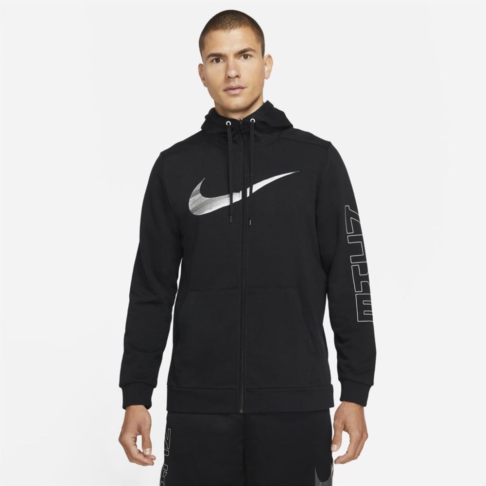Nike M Nk Df Sc Hd Fz Energy Erkek Siyah Sweatshirt - DD1709-010