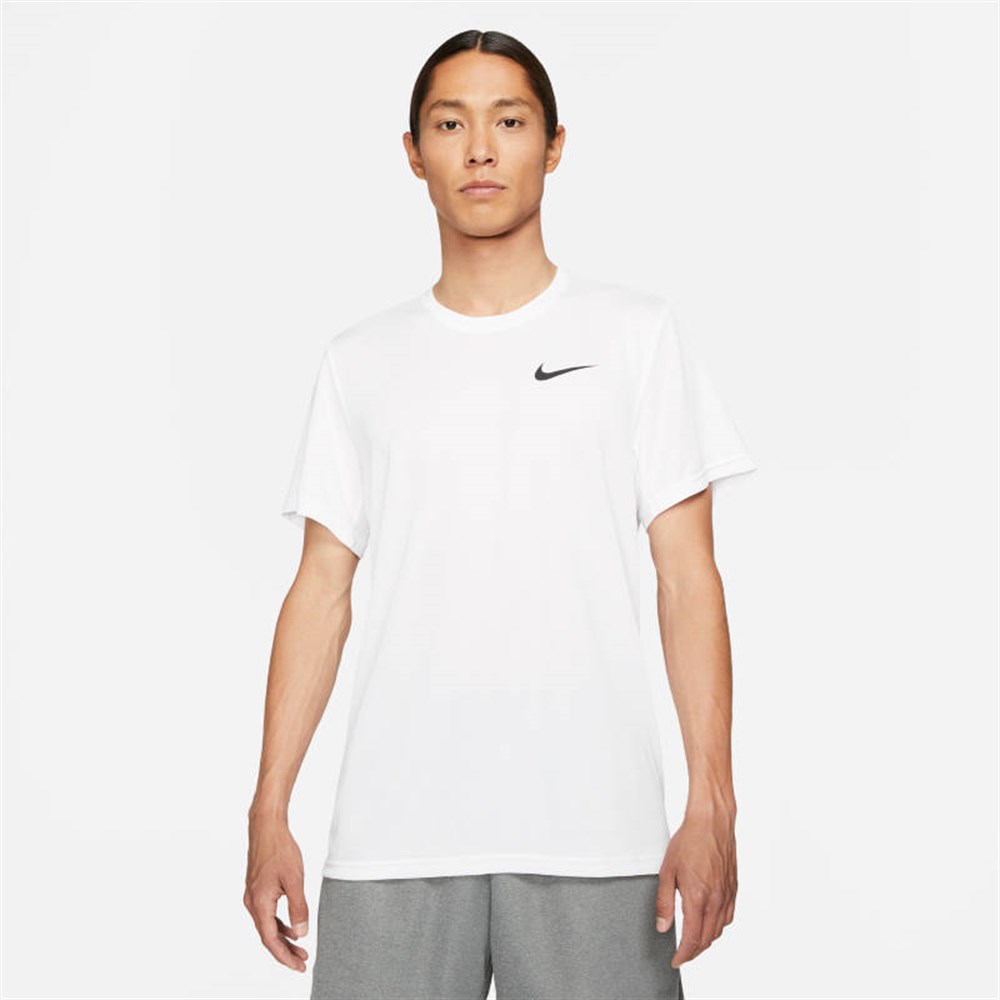 Nike M Nk Df Superset Top Ss Erkek Beyaz T-shirt - CZ1219-100